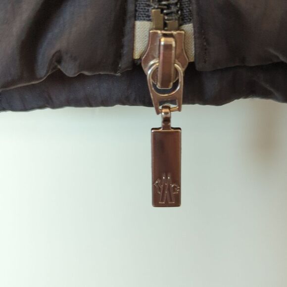 Moncler Vintage Black Down Fur Long Winter Coat S‎ - Picture 5 of 13